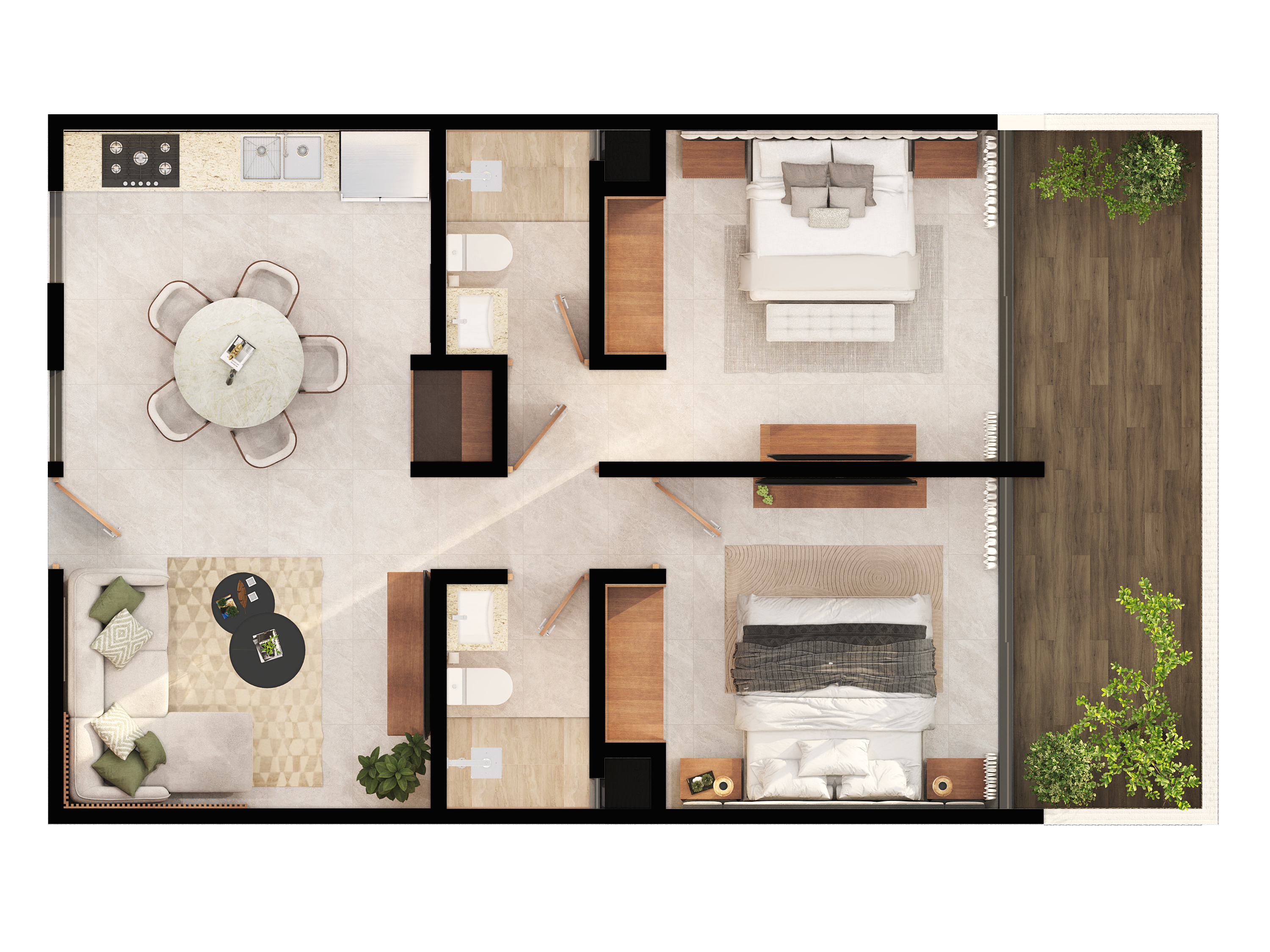 Plano Modelo B